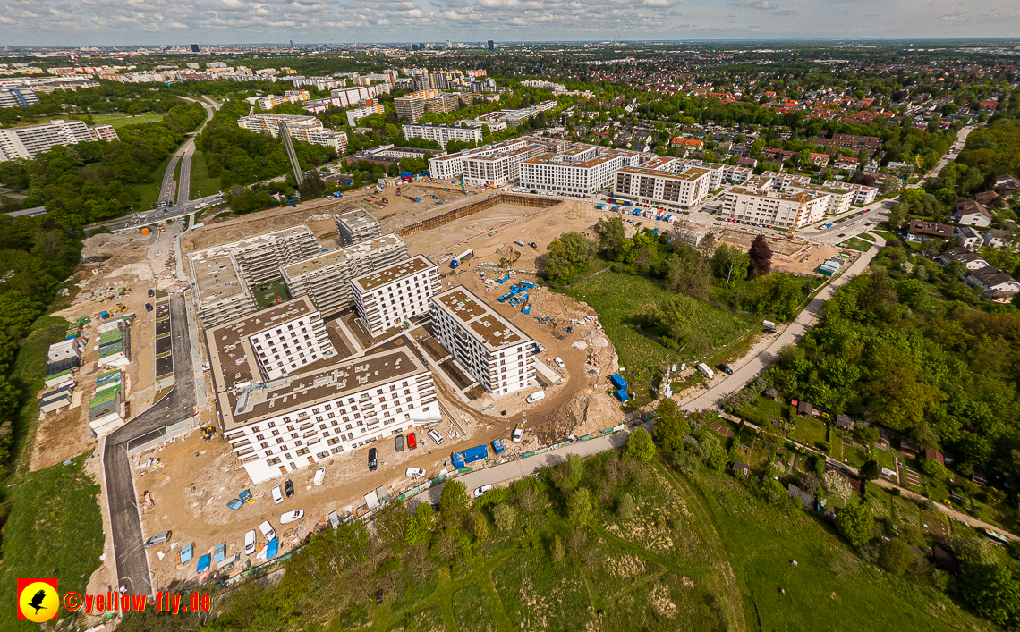 17.05.2023 - Baustelle Alexisquartier und Pandion Verde in Neuperlach